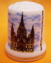 Spain  Sagrada Familia Cathedral Porcelana. Thimble with image Sagrada Família Barcelona. Subida por Winny